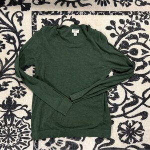 J. Crew Forest Green Crewneck Sweater